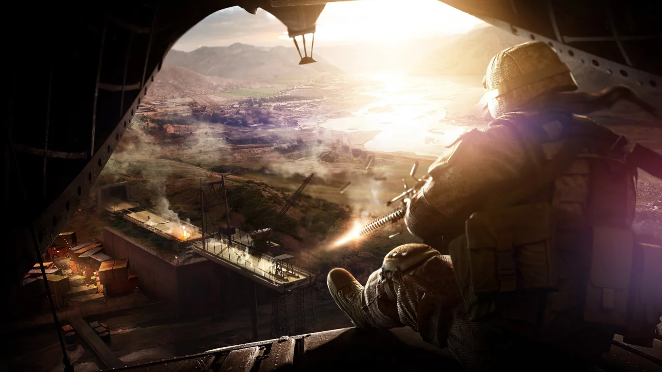 operation flashpoint, огонь, война, вертолет, red river