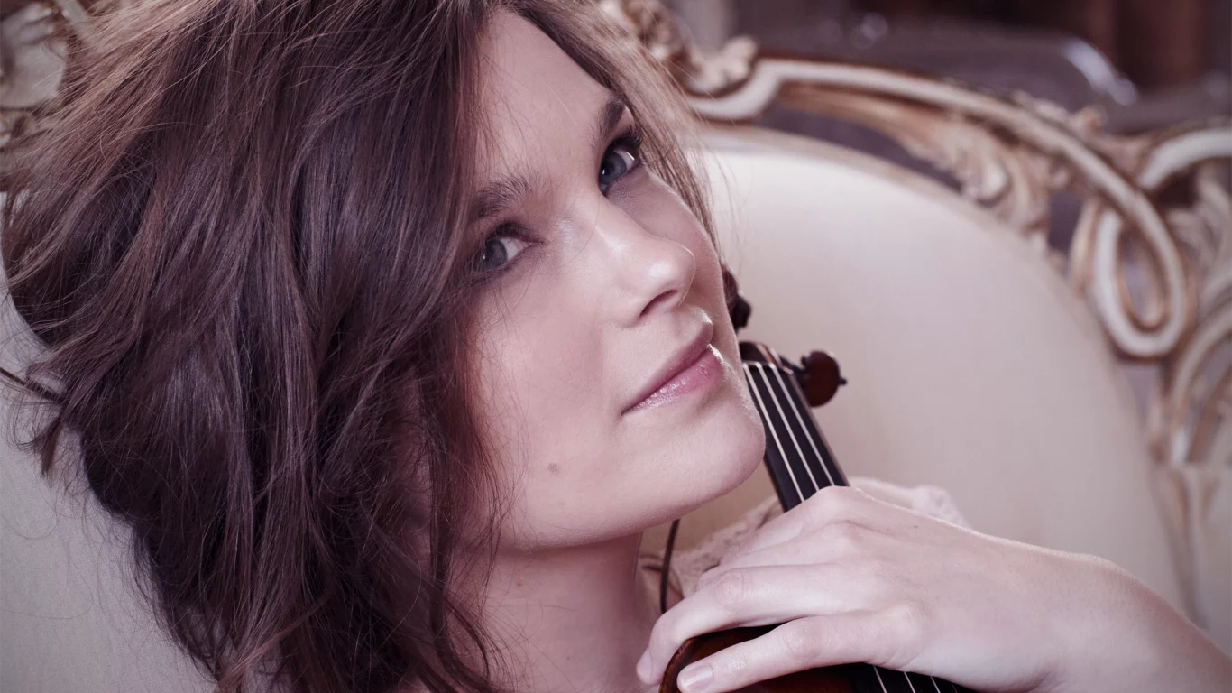 janine jansen, скрипачка, портрет