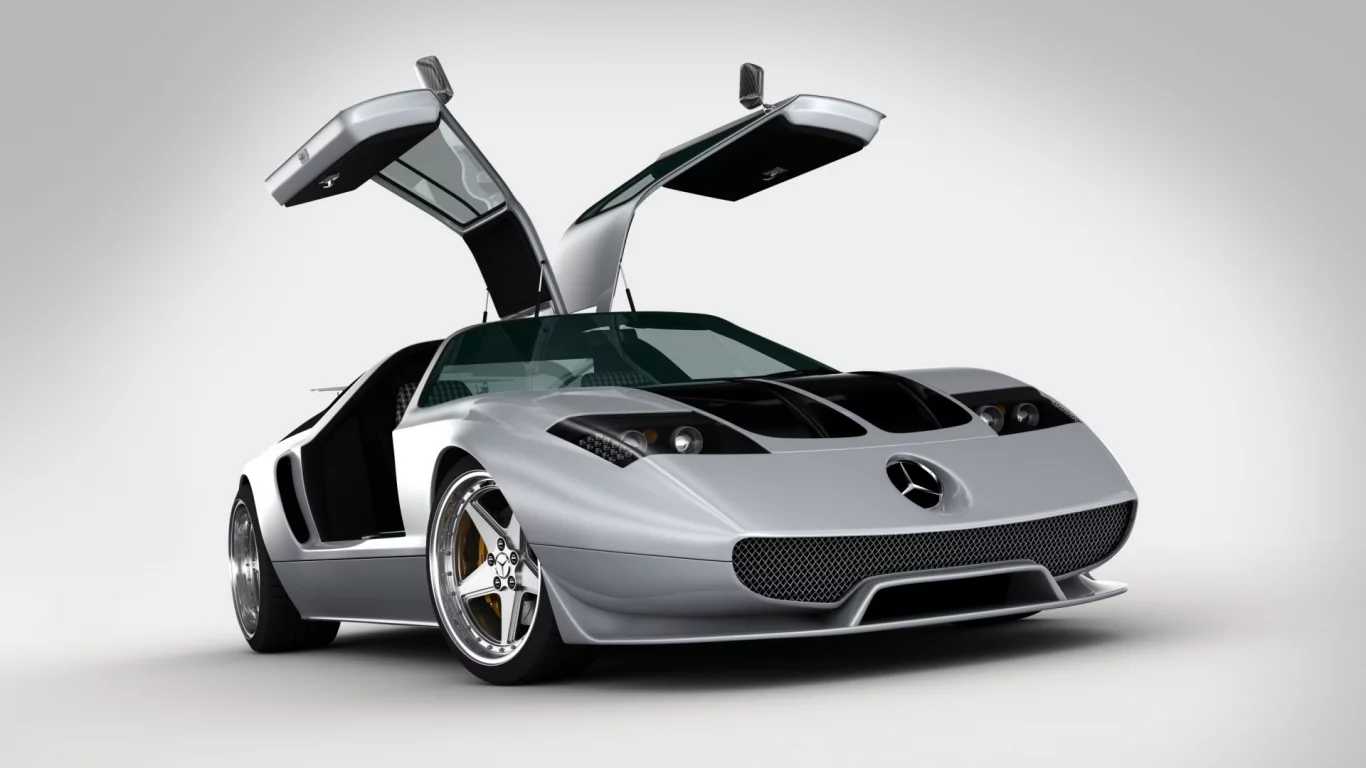 мерседес, прототип, gullwing prototype, mercedes benz c111
