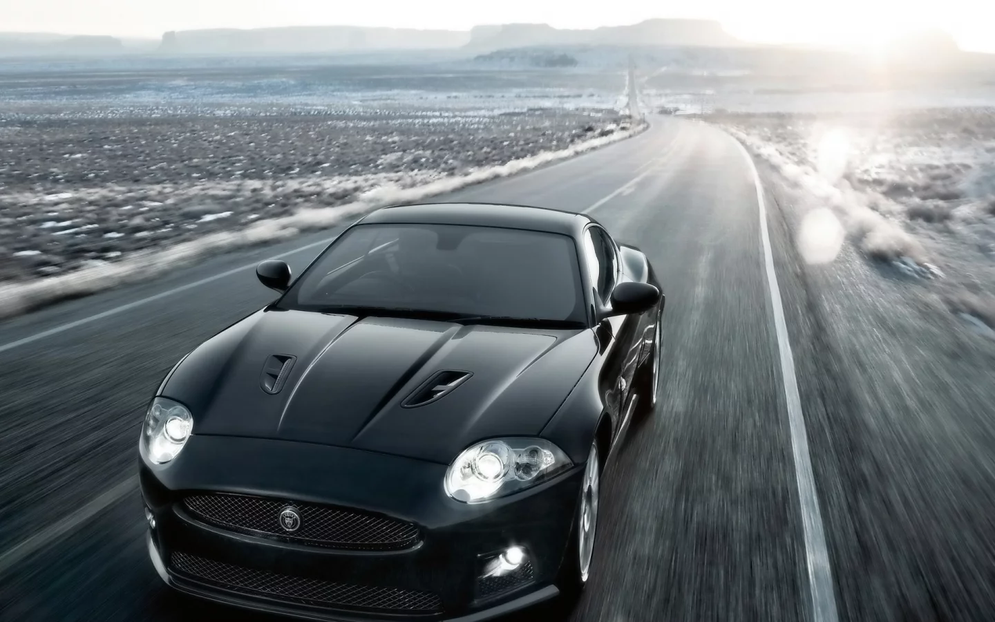jaguar, движение, трасса, авто