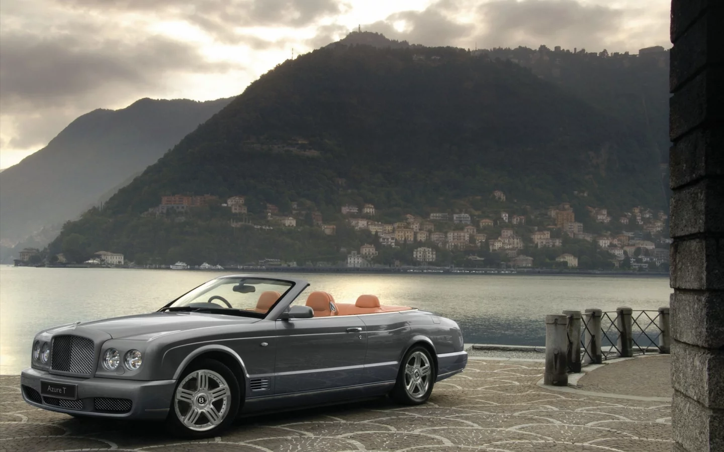 горы, bentley, море, azure-t