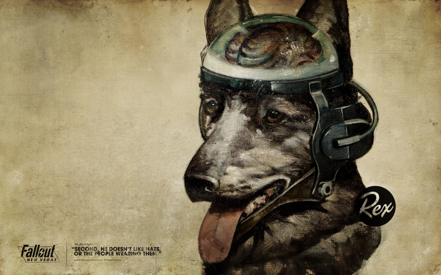 пес, мозг, fallout, rex, new vegas