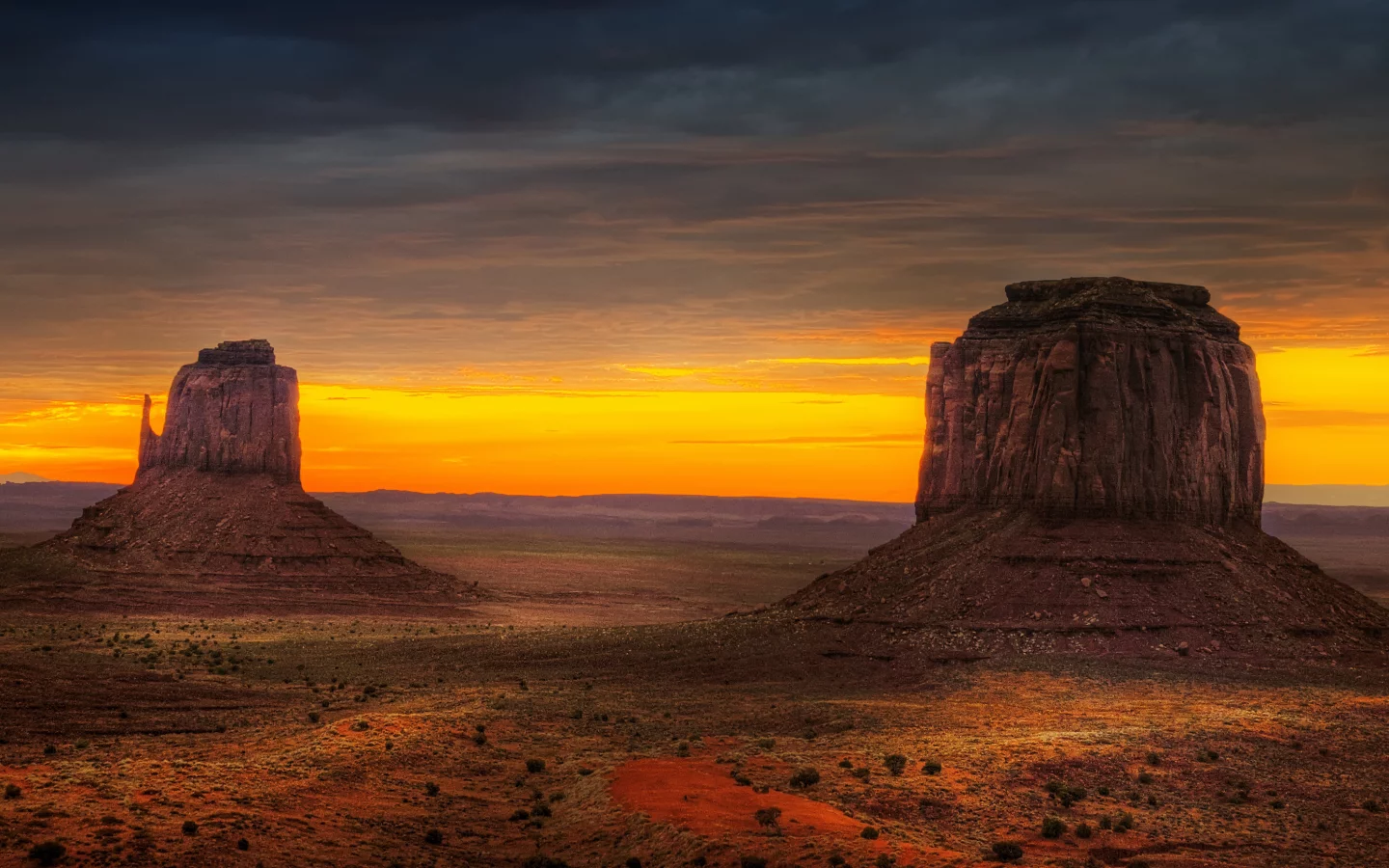 аризона, пустыня, arizona, долина монументов, usa, сша, рано утром
