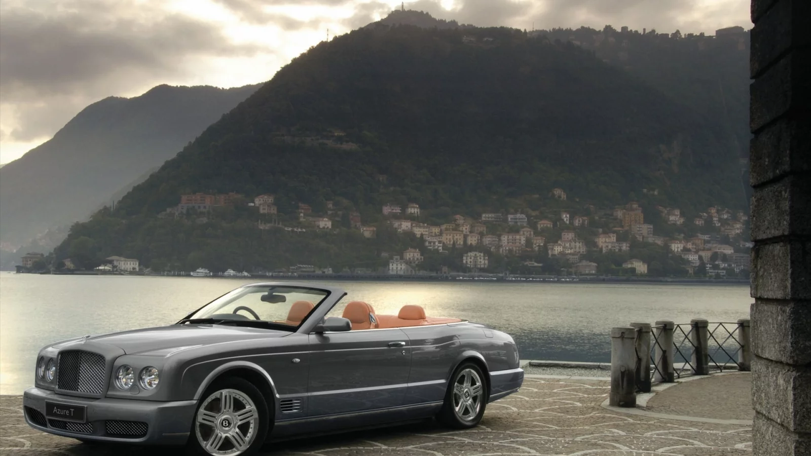 горы, bentley, море, azure-t