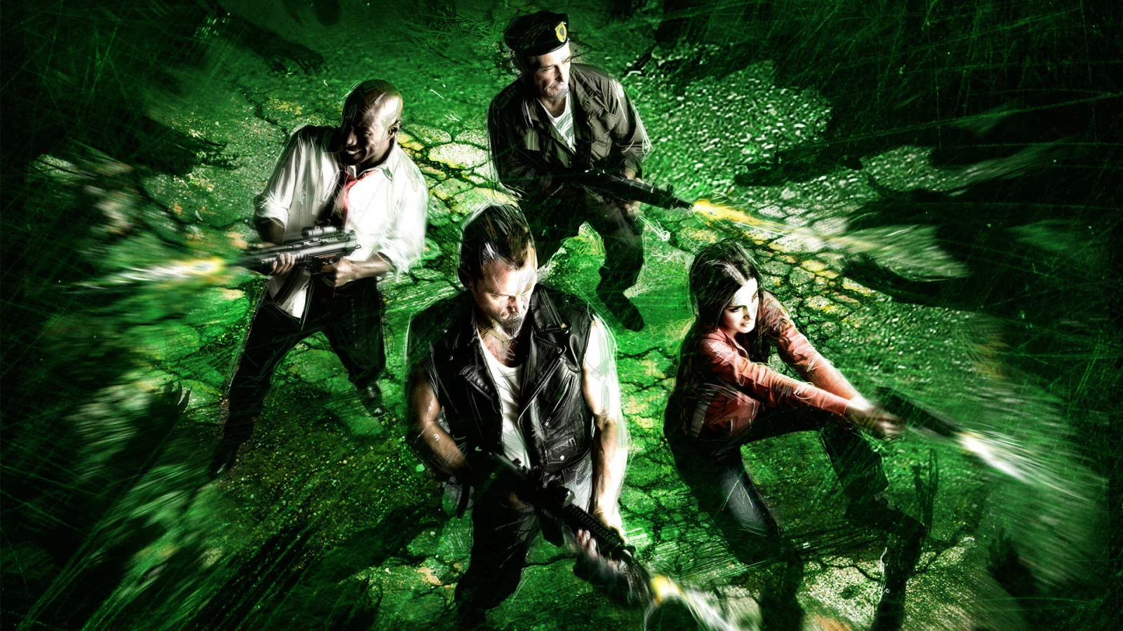 игра, зомби, left 4 dead, окружены