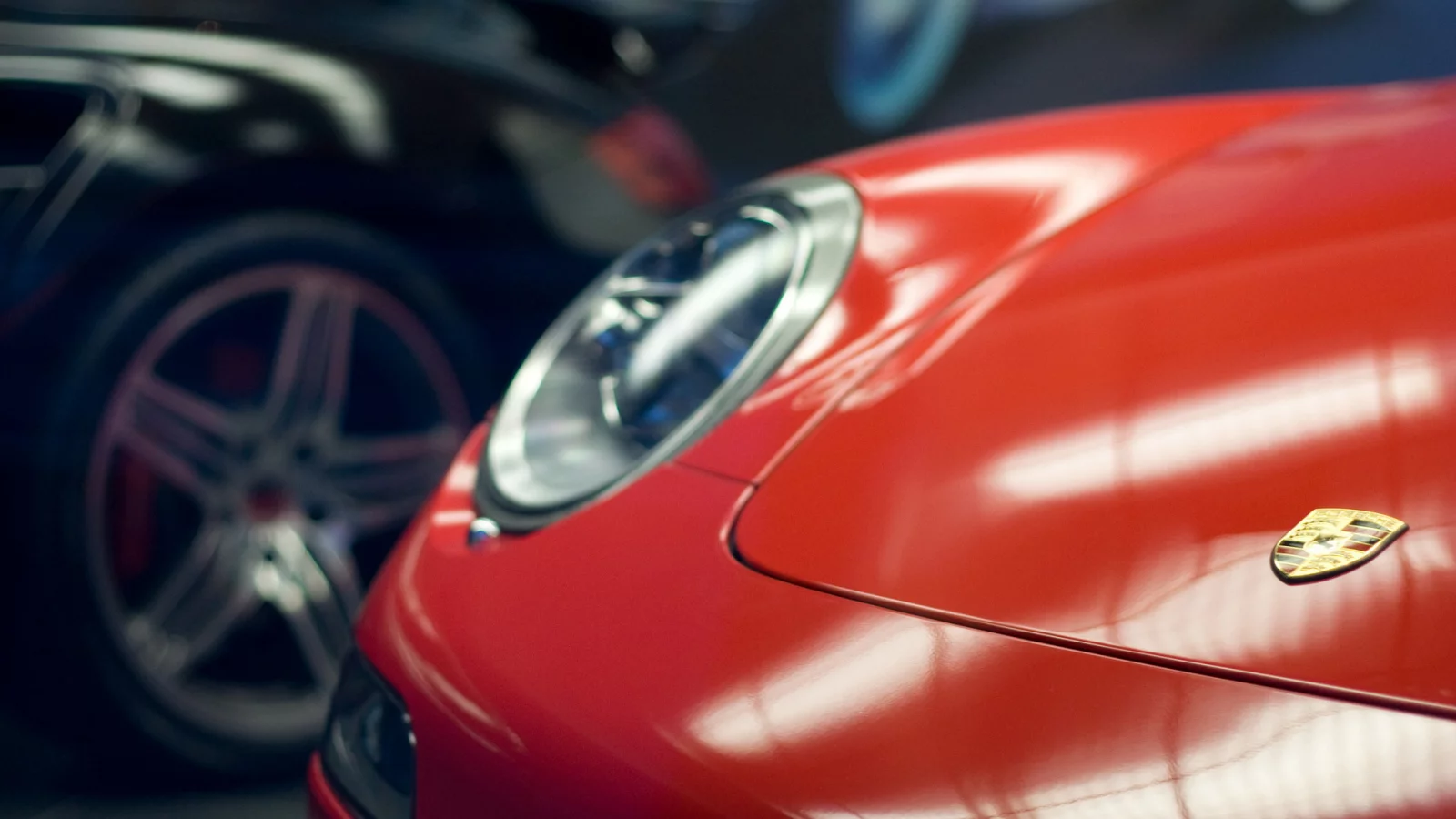 фара, porsche, 911, крупным планом