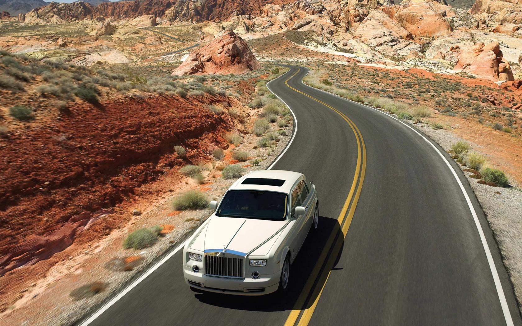 дорога, phantom, обои, горы, wallpaper, машина, люкс, rolse royce