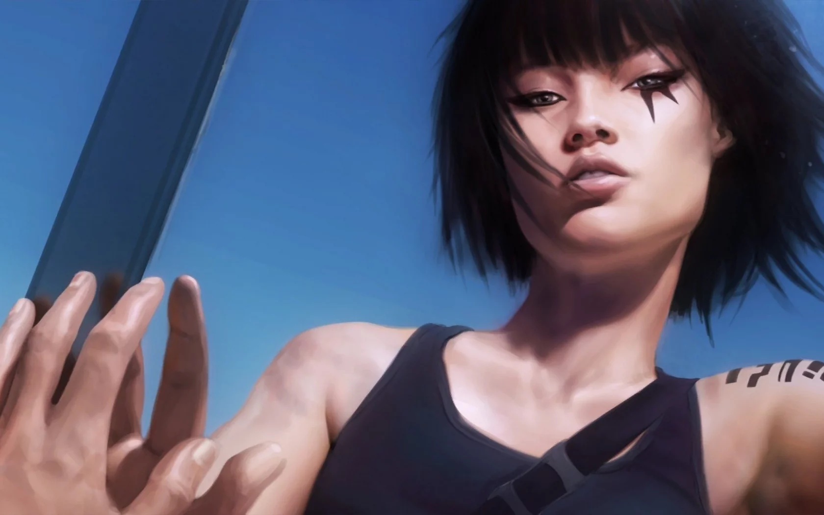 mirrors edge, паркур, фейт, игра, героиня