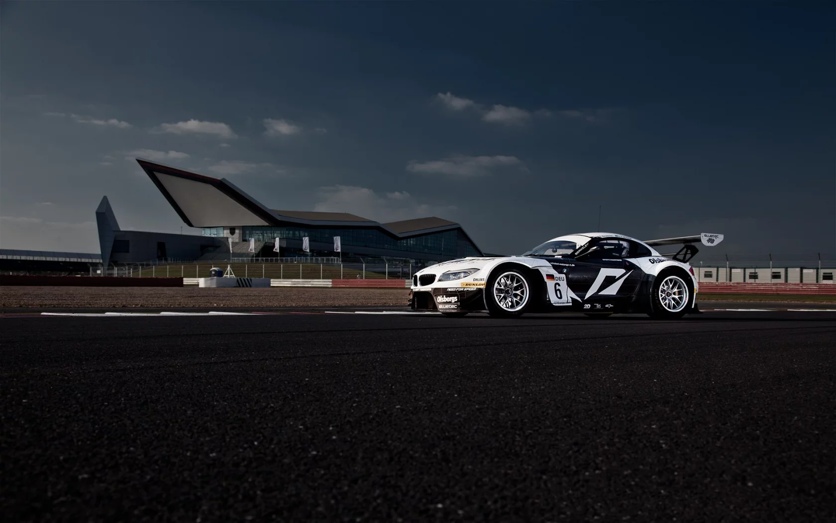 bmw, z4, gt3, трасса, nfs team, silverstone