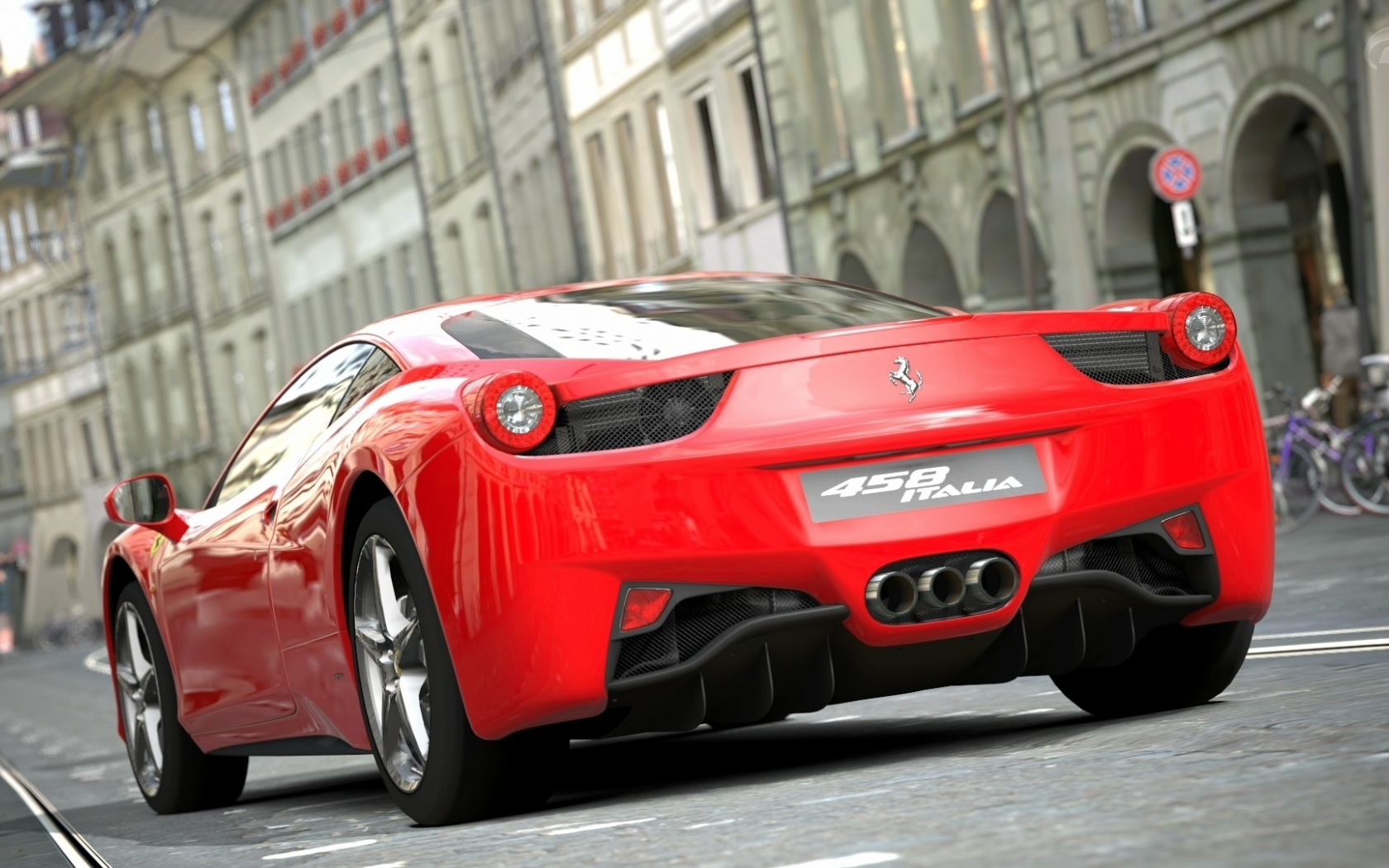 Гоночная Ferrari 458 Italia