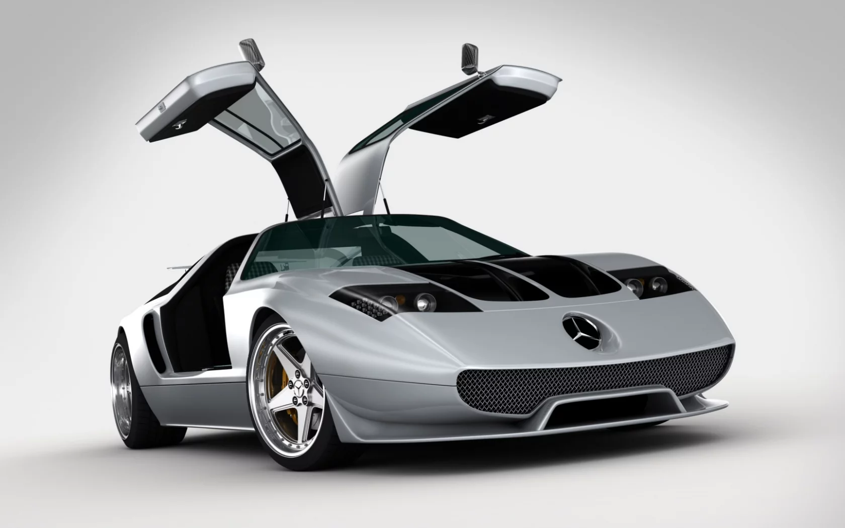 мерседес, прототип, gullwing prototype, mercedes benz c111