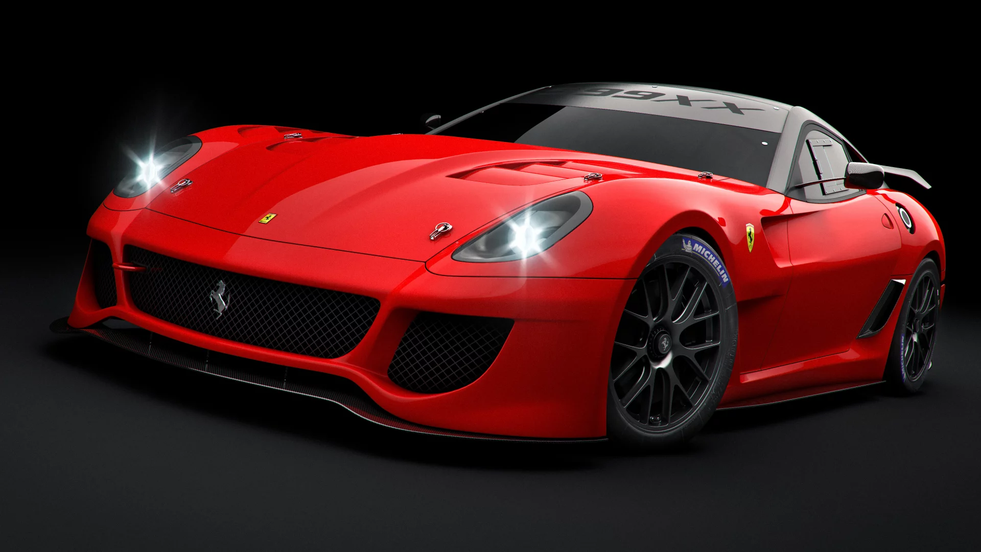 599xx, ferrari, рендер