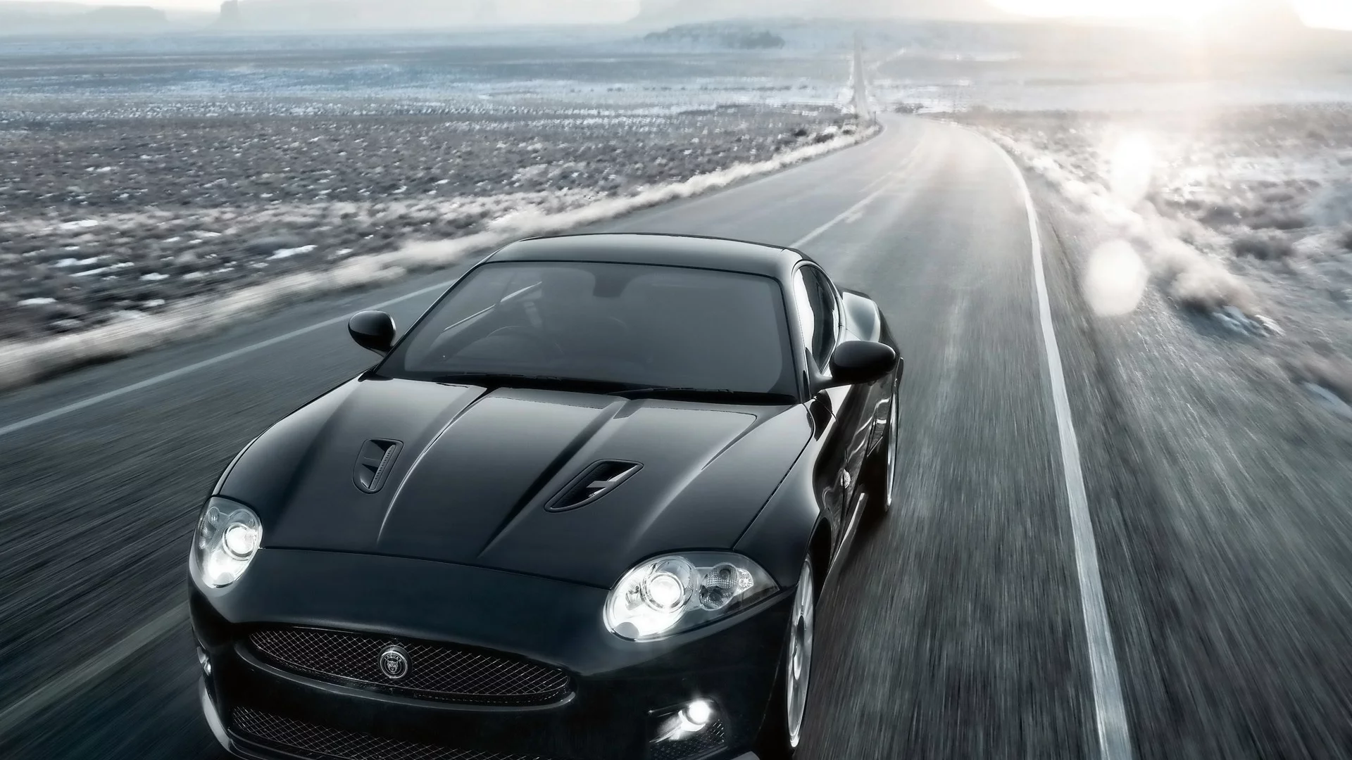jaguar, движение, трасса, авто
