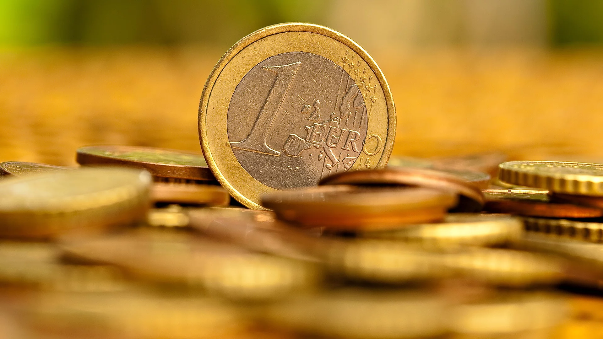 монета, ребро, один, euro, евро, номинал, решка, one, деньги, орёл