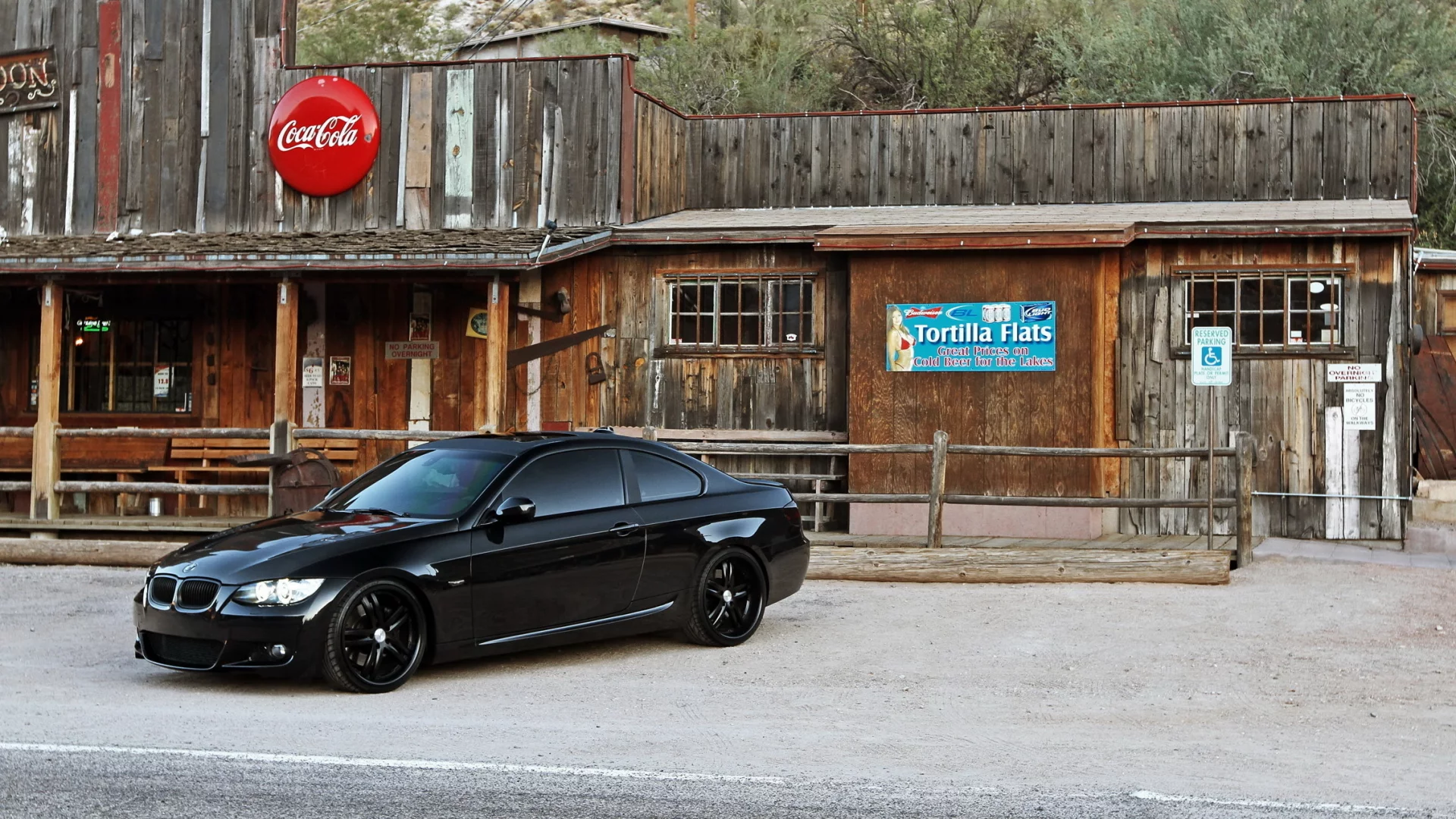 дорога, черный, 3 series, тюнинг, bmw, бмв, купе, салун