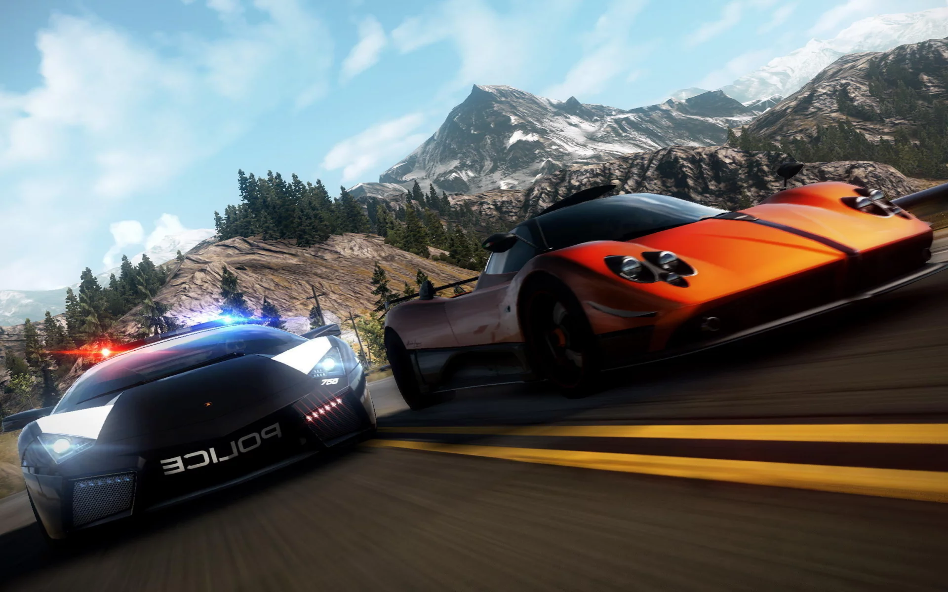 гонка, игра, hot pursuit, nfs, 2010