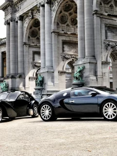 атлантик, type 57sc, atlantic, veyron, coupe, and, здание, колонны, bugatti, скульптуры, &, 1936, бугатти, вейрон