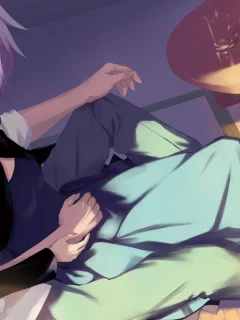 солце, инь, хэй, дом, стаканы, darker than black, двое, стол