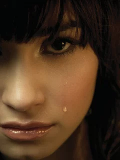 грусть, слёзы, demi lovato