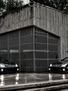 mercedes benz, два, диски, мерс, tuning, cls