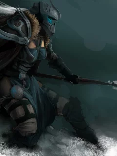 death knight, эльф, world of warcraft, wow