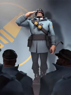 убер обновление, солдат, синий, team fortress 2, tf2, ракетница, обновление, граната, тим фортресс, blu
