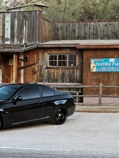 дорога, черный, 3 series, тюнинг, bmw, бмв, купе, салун