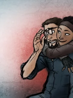 gordon freeman, hl2, alyx vance, half-life 2