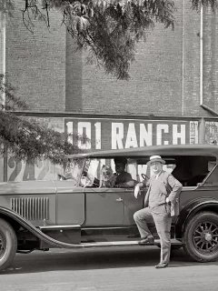 custom phaeton, cadillac, v8, чёрнобелое, 314, 1926-28, америка, ретро