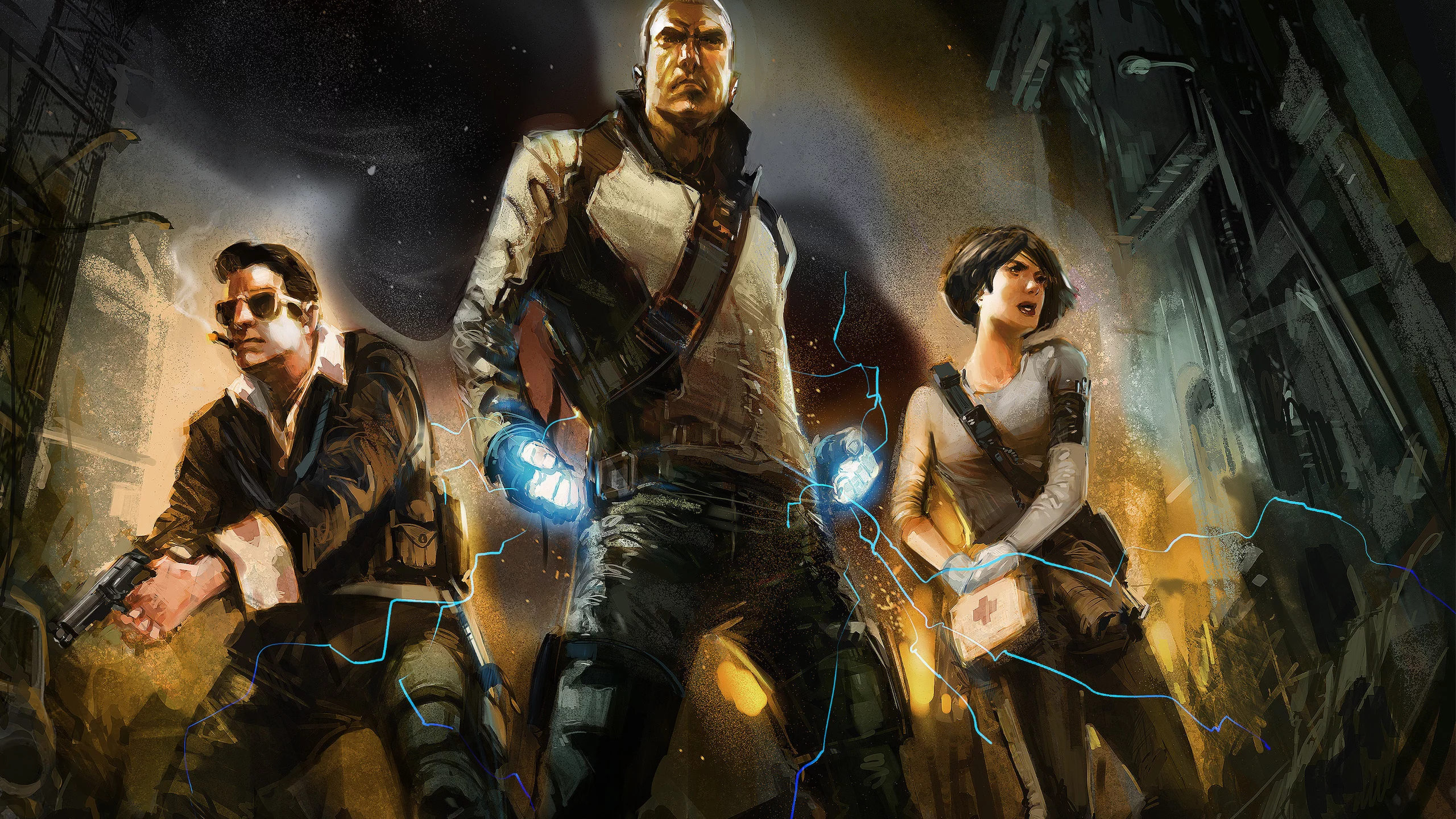 infamous, со сверхспособностями, трое