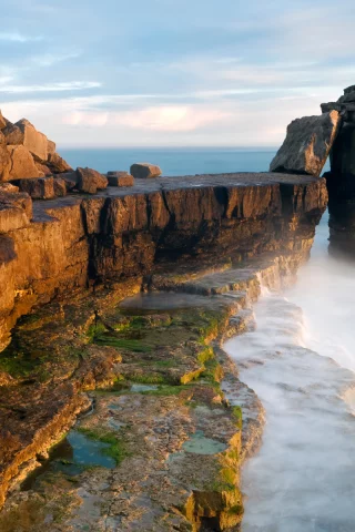 дорсет, скалы, камни, море, англия