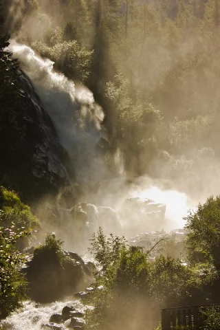 реки, вода, река, фото, кусты, природа, горы