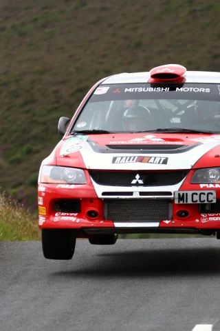 прыжок, mitsubishi, ралли, rally, wrc, evolution