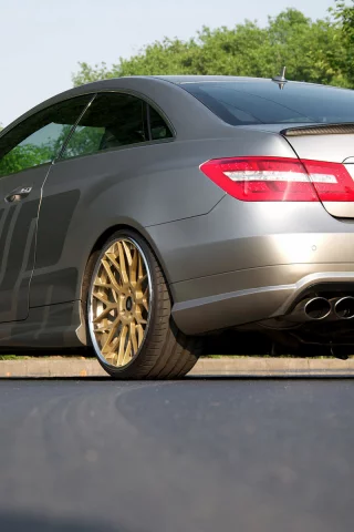 mercedes e-class coupe, prior design, car, машина, tuning