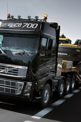 трактор, fh16, 700, volvo, дорога, грузовик
