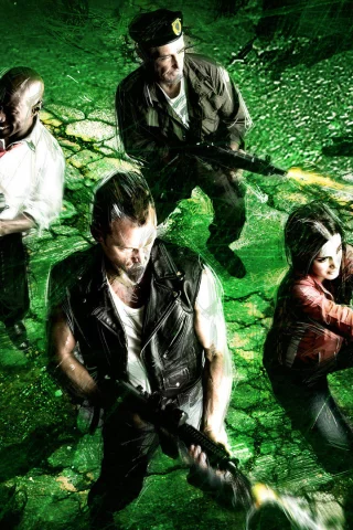 игра, зомби, left 4 dead, окружены