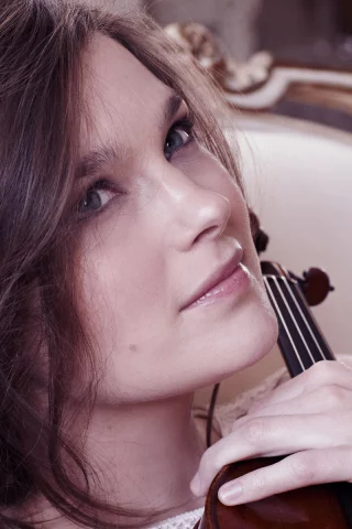 janine jansen, скрипачка, портрет
