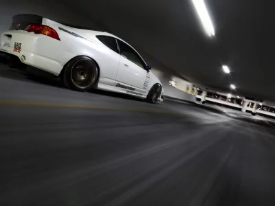 honda, в движении, хонда, civic, tuning, парковка