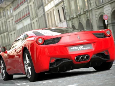 город, granturismo5, ferrari458italia