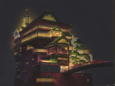 бани, духи, миядзаки, унесенные призраками, spirited away