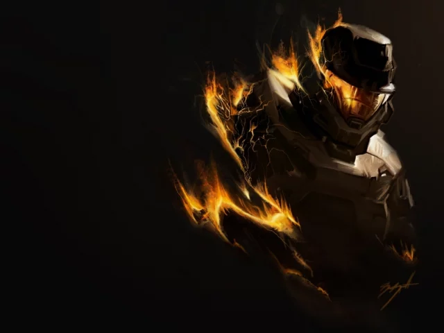 reach, тьма, halo, мастер чиф, огонь