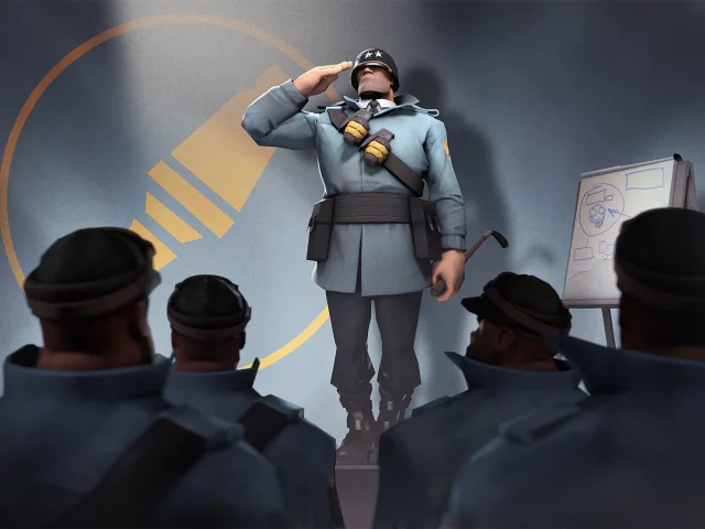 убер обновление, солдат, синий, team fortress 2, tf2, ракетница, обновление, граната, тим фортресс, blu