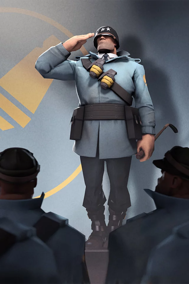 убер обновление, солдат, синий, team fortress 2, tf2, ракетница, обновление, граната, тим фортресс, blu