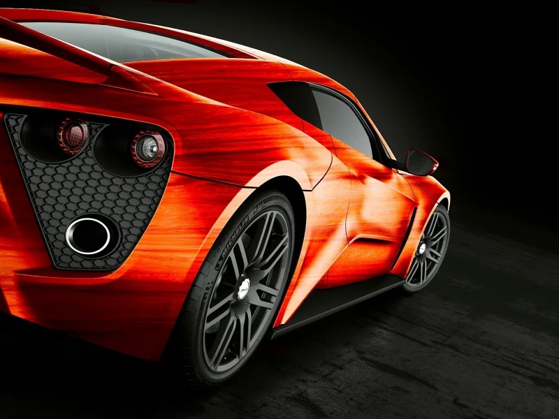фары, оранжевая, st1, zenvo