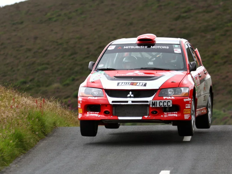 прыжок, mitsubishi, ралли, rally, wrc, evolution
