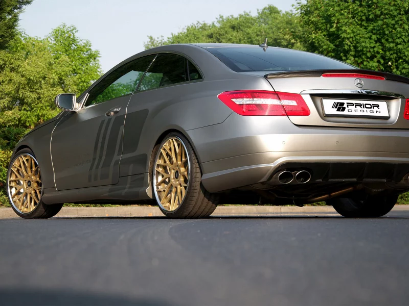 mercedes e-class coupe, prior design, car, машина, tuning