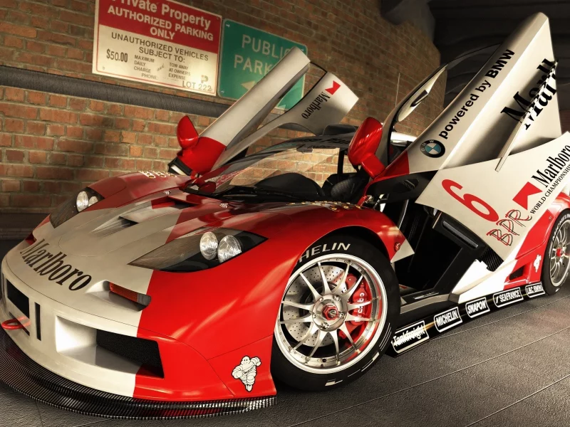 marlboro, michelin, mclaren, supercar