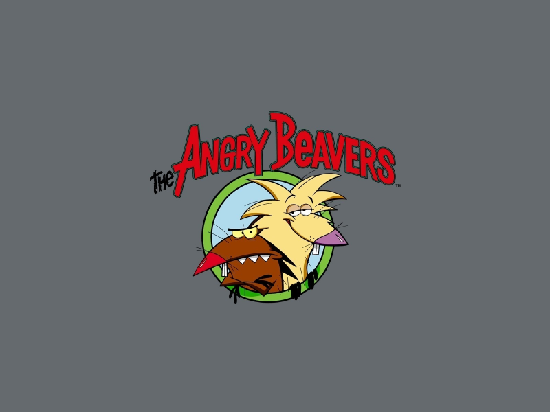 Обои мультфильм, angry beavers, крутые бобры, обои, мультфильм