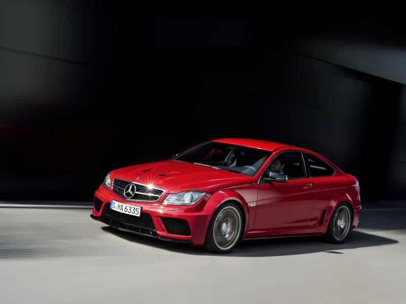 speed, mercedes-benz c 63 amg coupe black series, скорость, 3000x1993, road, дорога, car, машина