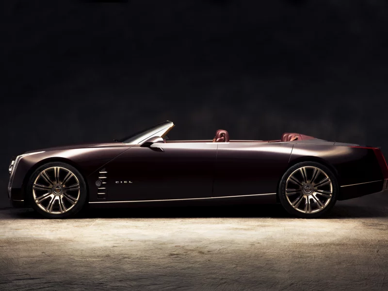 concept, cadillac, концепт, ciel, кабриолет сбоку